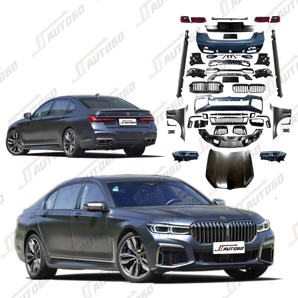 Модификация автомобиля преобразование старого в новый комплект кузова для BMW 7er