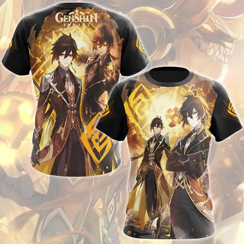 Свитшот с принтом Genshin Impact Raiden Shogun