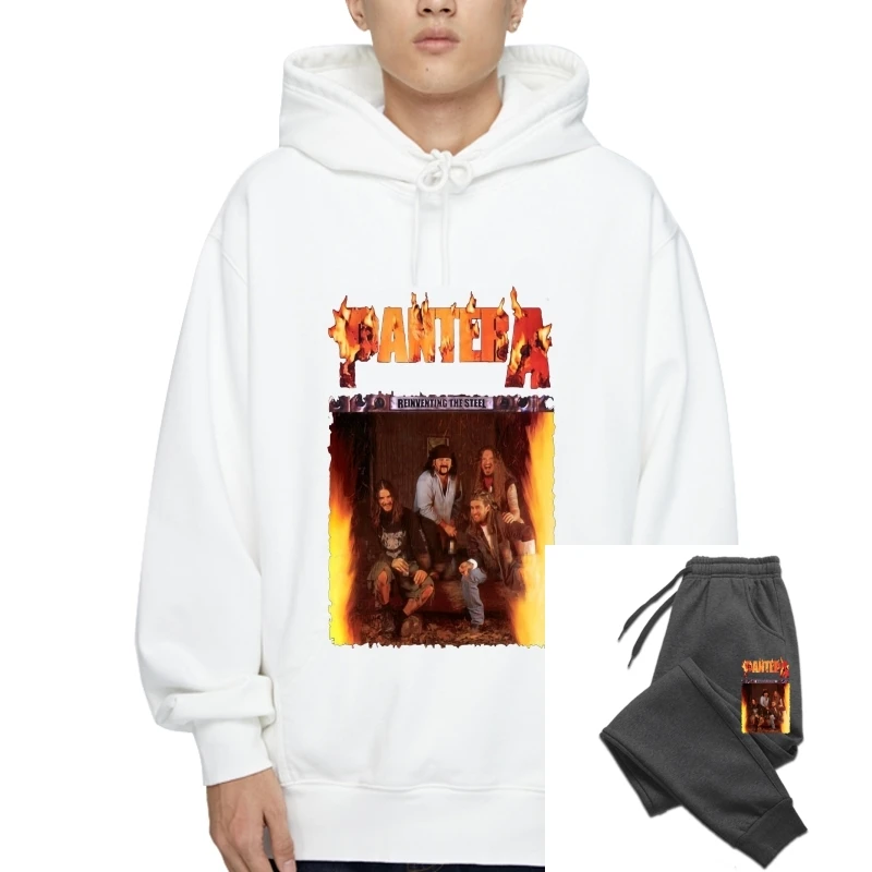 

Pantera Reinventing The SHoodyl V42 SweaSweatOuterwear Hoodie Autumn Metal Black All Drawstrings S 5Xl