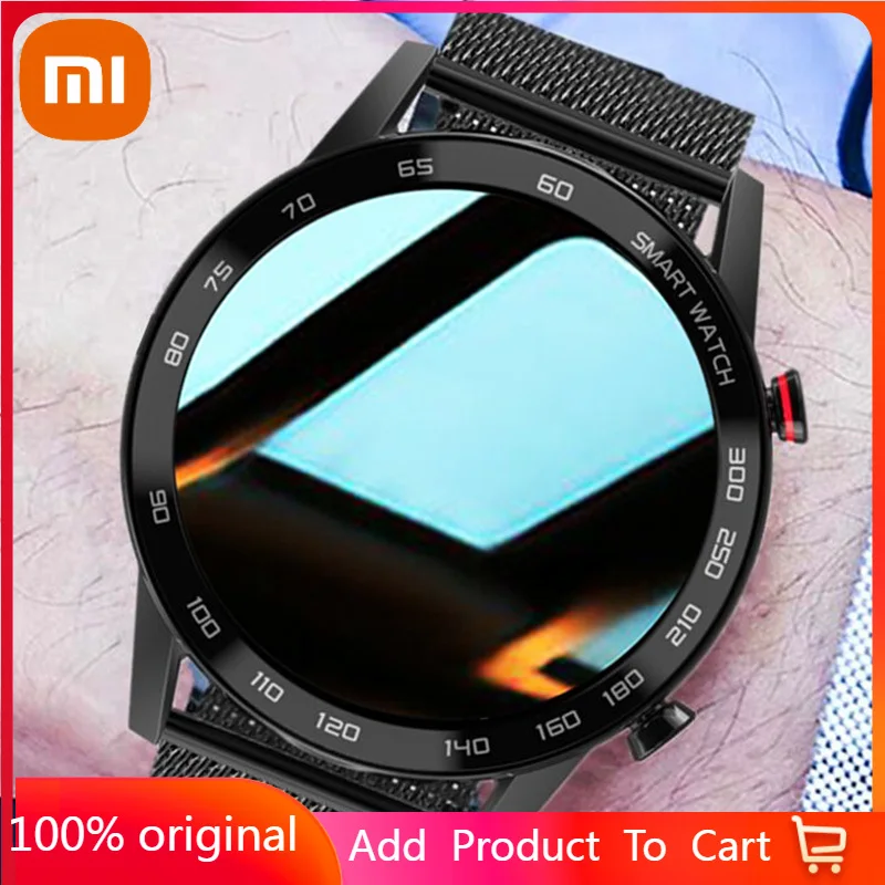 

Смарт-часы Xiaomi для Huawei Android Apple Phone мужские 360*360 ЭКГ PPG Смарт-часы для мужчин Android Bluetooth звонок IP68 водонепроницаемый