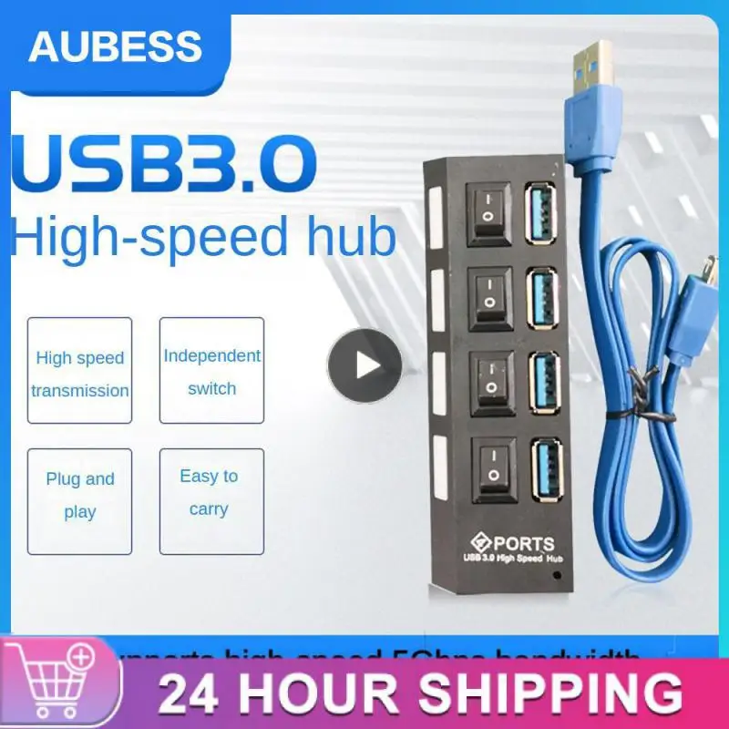 USB-разветвитель с 7 портами и 7 USB-портами, 1-10 шт. USB-разветвитель с 7 портами и 7 USB-портами, 1-10 шт.