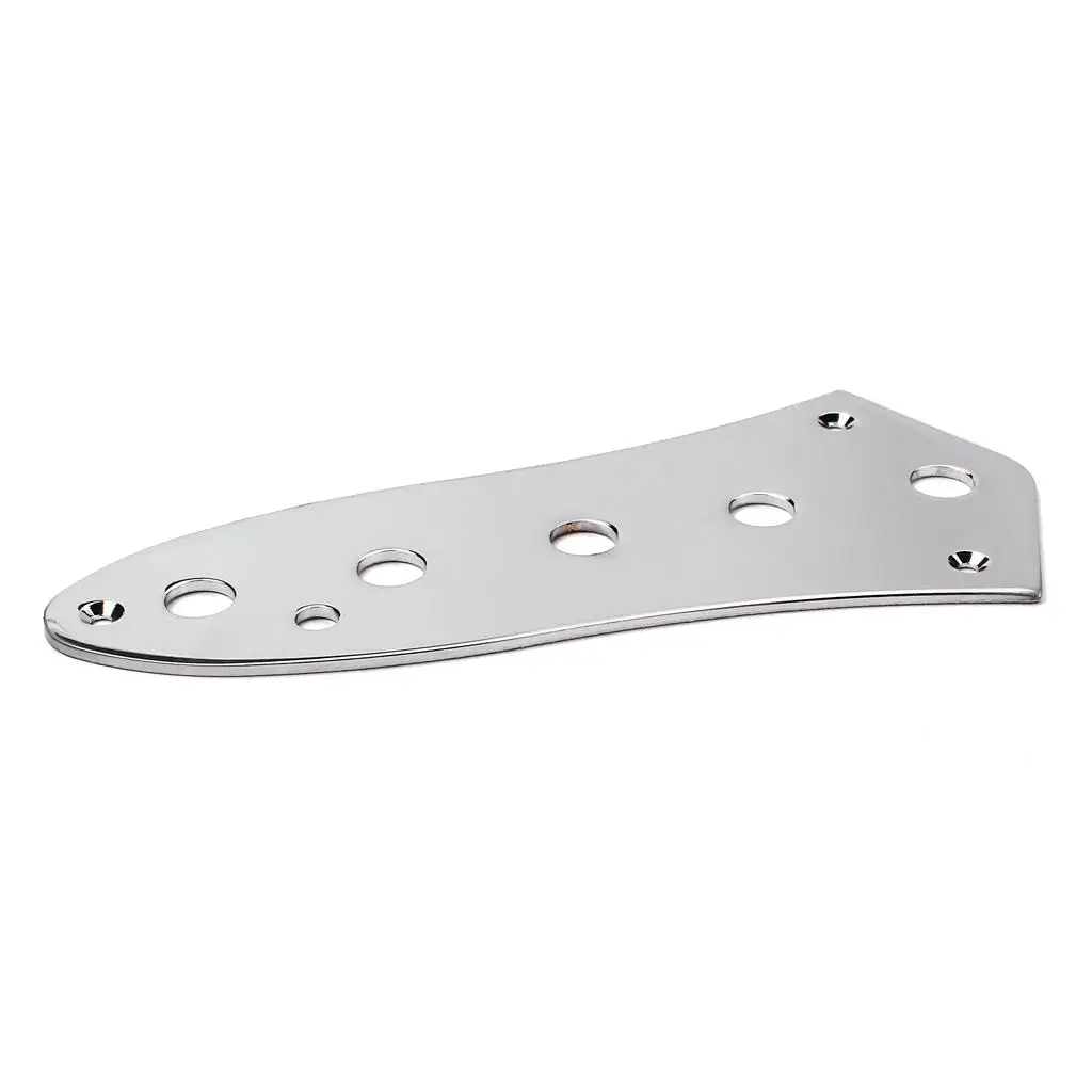 

Shiny Steel 5 Holes Control Plate for Guitar Chrome