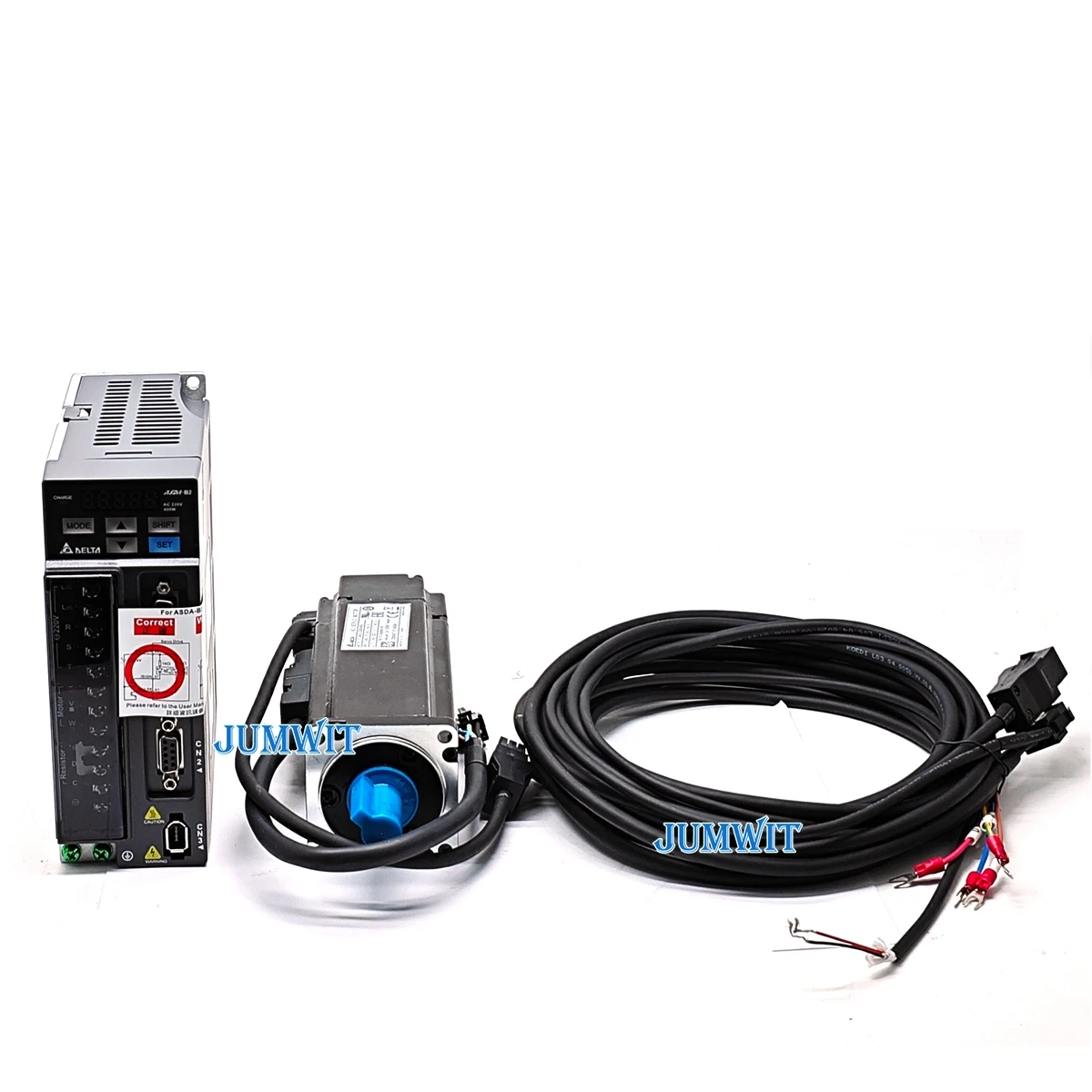 Delta Servo Motor Kit 400W With Brake 60mm ASD-B2-0421-B ECMA-C20604SS Driver 1.27N.m 3000RPM And 3M cable |