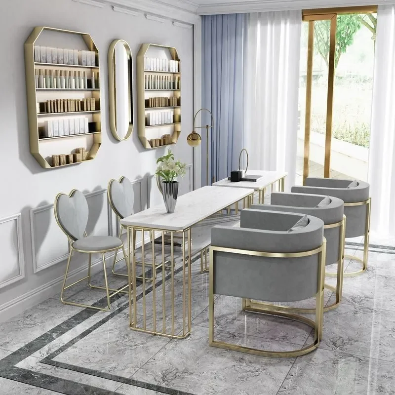 Маникюрные столы Профессиональный стол для ногтей Стол маникюрного салона Нож