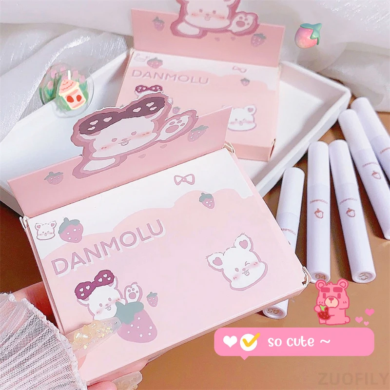 Girl Gift Matte Long Lasting Non-stick Cup Lipgloss Cigarette Tube Lip Makeup Cosmetic