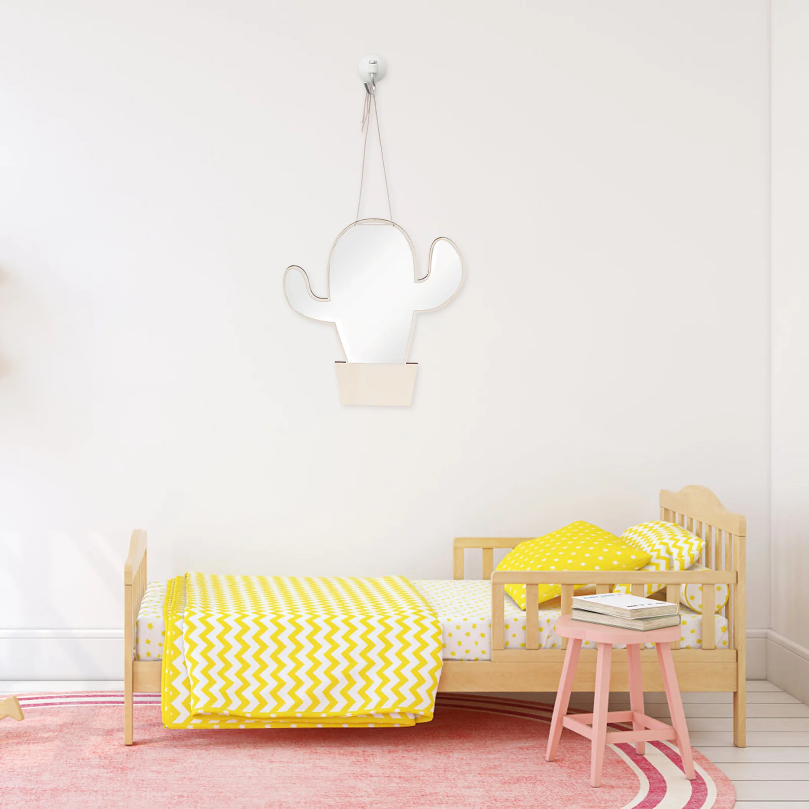 

Mirror Wall Mirrors Decorative Irregular Wooden Kids Mounted Decoration Acrylic Bedroom Children Shaped Room Makeup Nursery Desk