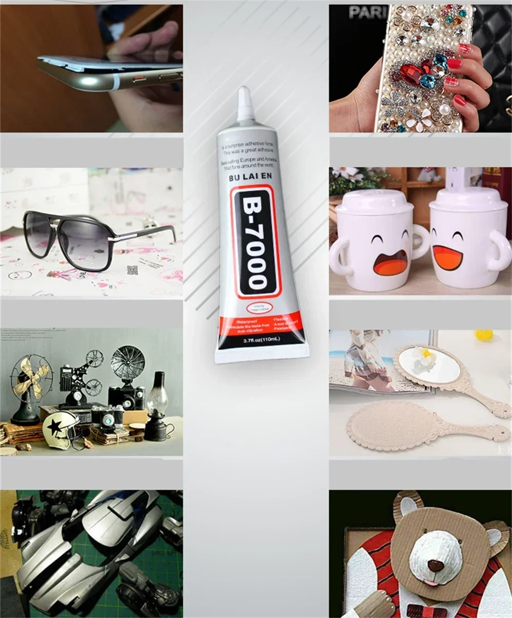25 мл B7000 прозрачный контактный клей для ремонта телефона универсальный стекла и