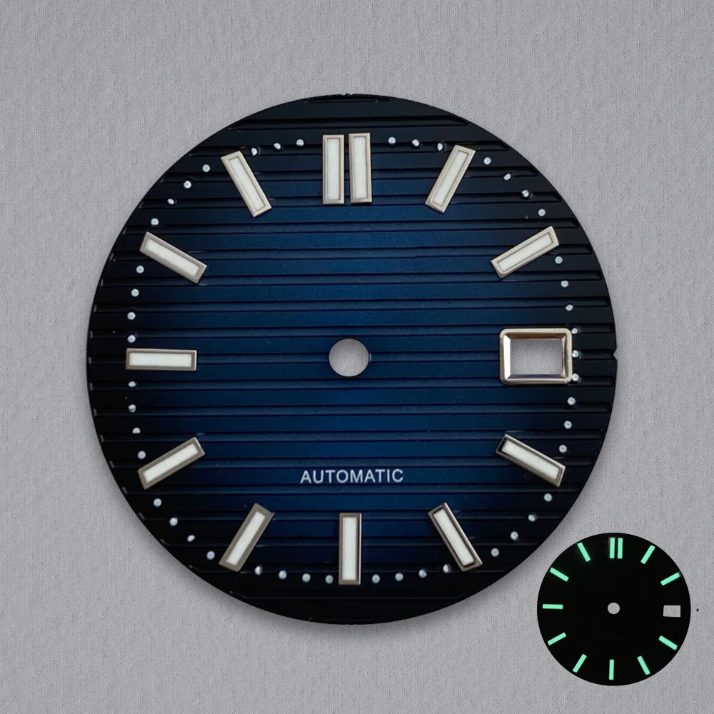 30 5 мм S логотип небесно-голубой циферблат NH35 подходит для NH35/NH36/4R/7S механизм