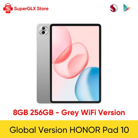 2025 Новый HONOR Pad 10 Глобальная версия 12, 1 дюйма WIFI 2, 5K HONOR Eye Comfort Display 10100 мАч Высокоэнергетический плотный аккумулятор MagicOS 9, 0