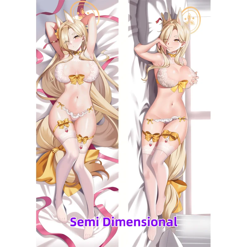 Фото Dakimakura аниме синий архив Куwakami Kaho двухсторонний принт наволочки для тела в натуральную величину подарки могут быть изготовлены по индивидуальному заказу №2