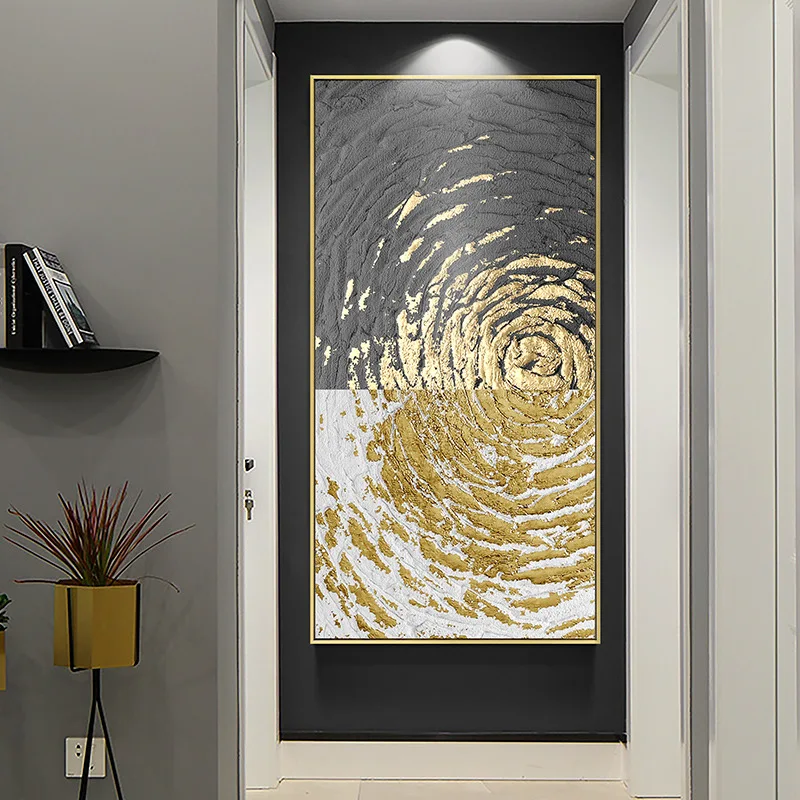 Роскошный постер черного и золотого цвета большого размера с фермером