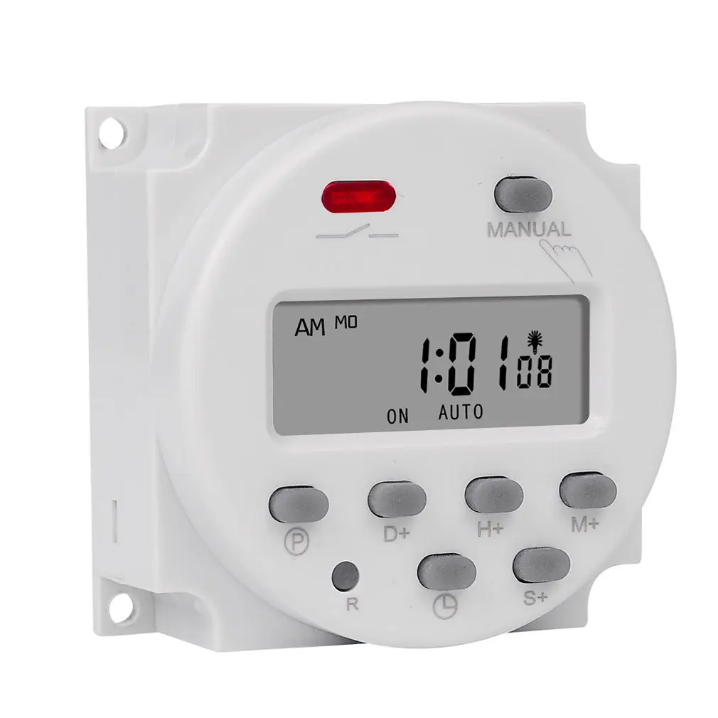 

SINOTIMER CN101S Interval Digital LCD Timer Switch 7 Days Weekly Practical Programmable Time Relay Programmer
