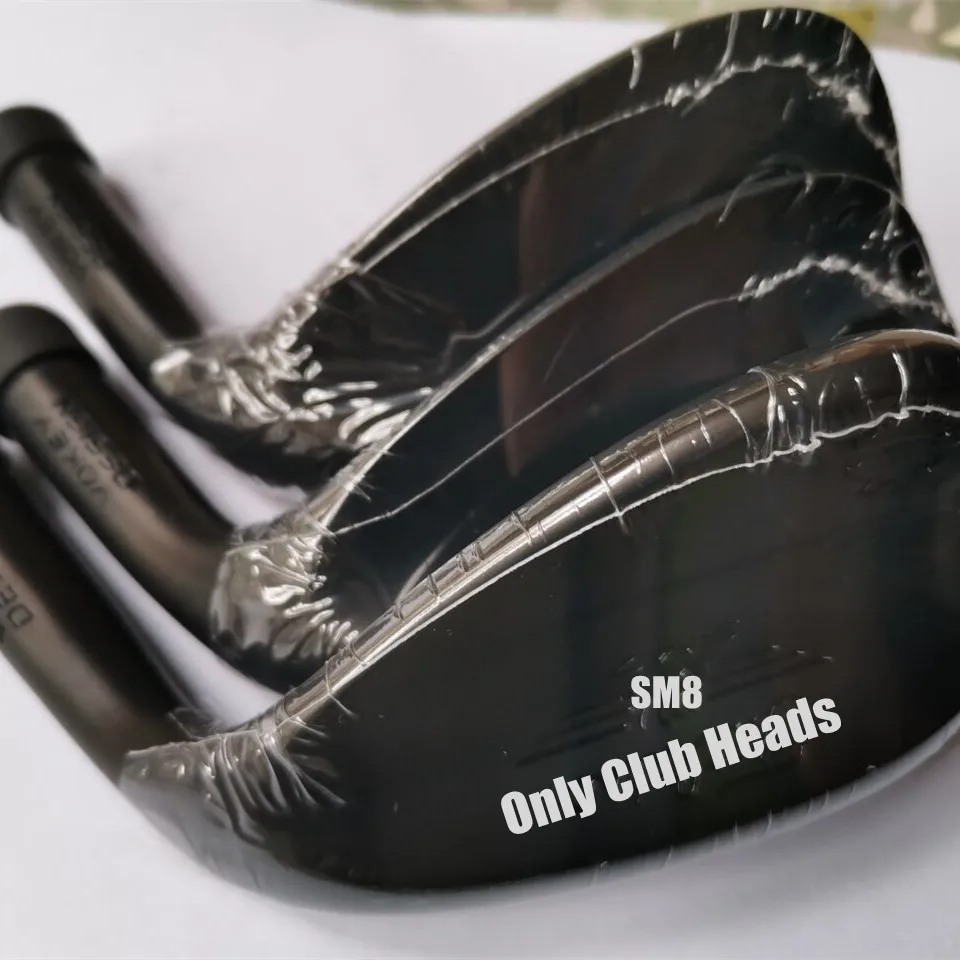 

Golf Clubs Wedge SM8 Heads Black And Silver Sm8 Heads With Headcover