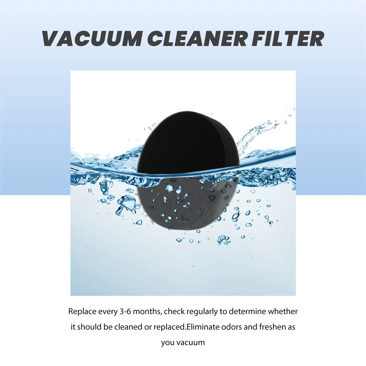 Вакуумный поролоновый фильтр для Eureka DCF-26 замена 1608225 Заменяет деталь 68465A 68465A-2