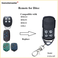 for ditec garage remote control ditec bixls2 bixlp2 gol4 bixlg4 rolling code garage remote 433 92mhz fixed code opener