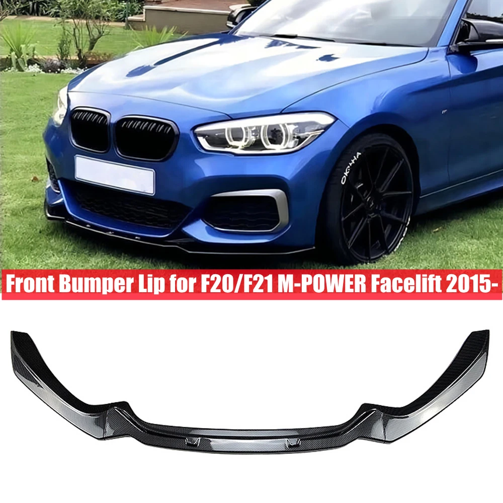ABS Front Bumper Lip Splitter für BMW 1 Serie F20 F21 LCI M-Power Facelift M Sport M118i M120i m135i M140i Nach Körper Kit