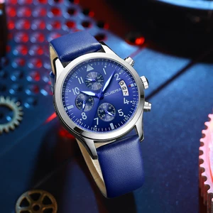 CUENA brand top luxury men's watch fashion waterproof sports quartz watch luminous date sports clock in Pakistan