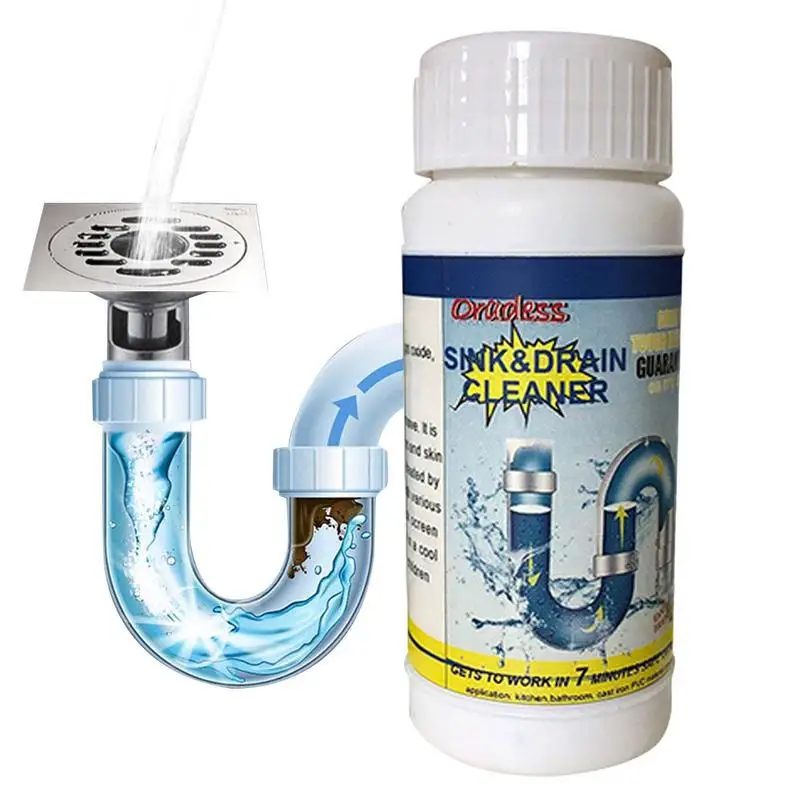 

Мощный Очиститель для слива раковины, портативный инструмент для чистки порошка, супер Съемник засоров для кухонного канализационного туалета