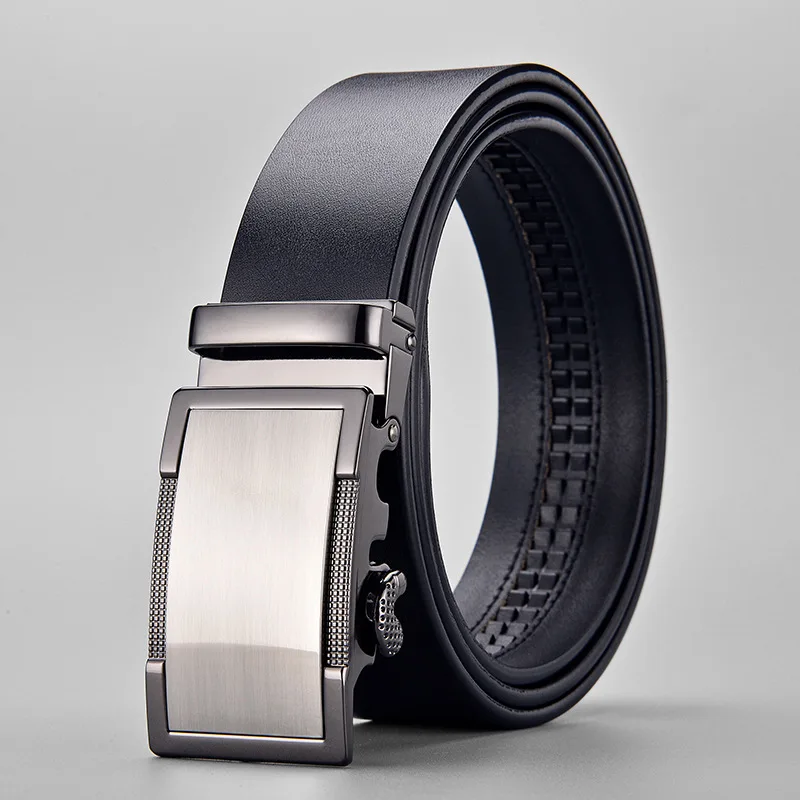 

Famous Brand Men's Fashion Designer Belts Business Luxury Genuine Leather Belt Casual Jeans Automatic Buckle Belts Waistband