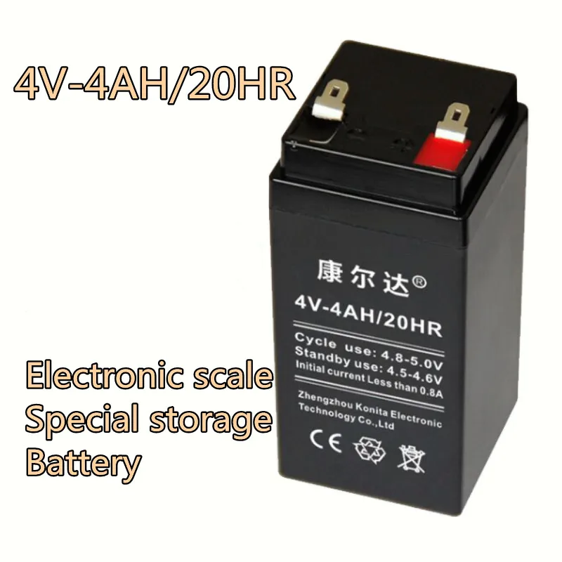 

Original 4V 4.0Ah pricing electronic scale table scale lead-acid battery emergency light children's toy car rechargeable battery