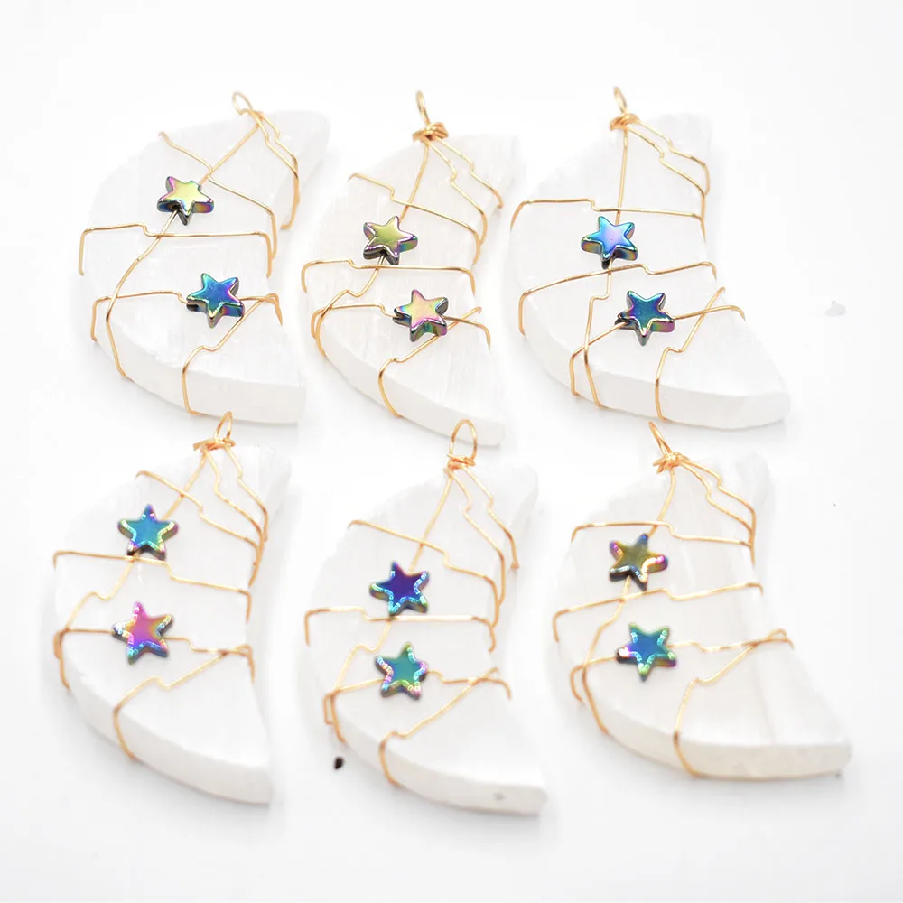 

6 шт./партия, подвески в форме Луны