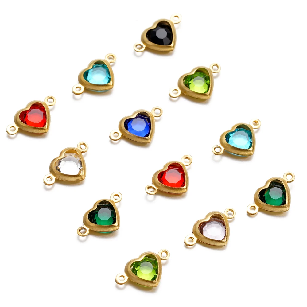 10 шт. соединители для браслета из нержавеющей стали