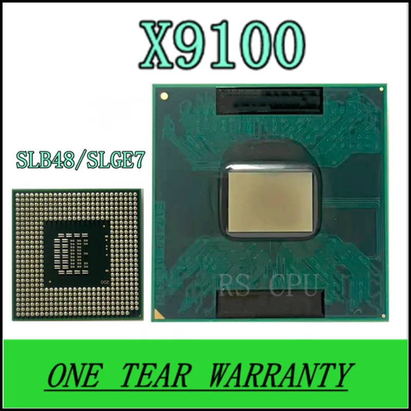 

Процессор X9100 SLB48 SLGE7 3,0 ГГц б/у двухъядерный двухпоточный ЦПУ Процессор 6M 44 Вт Разъем P