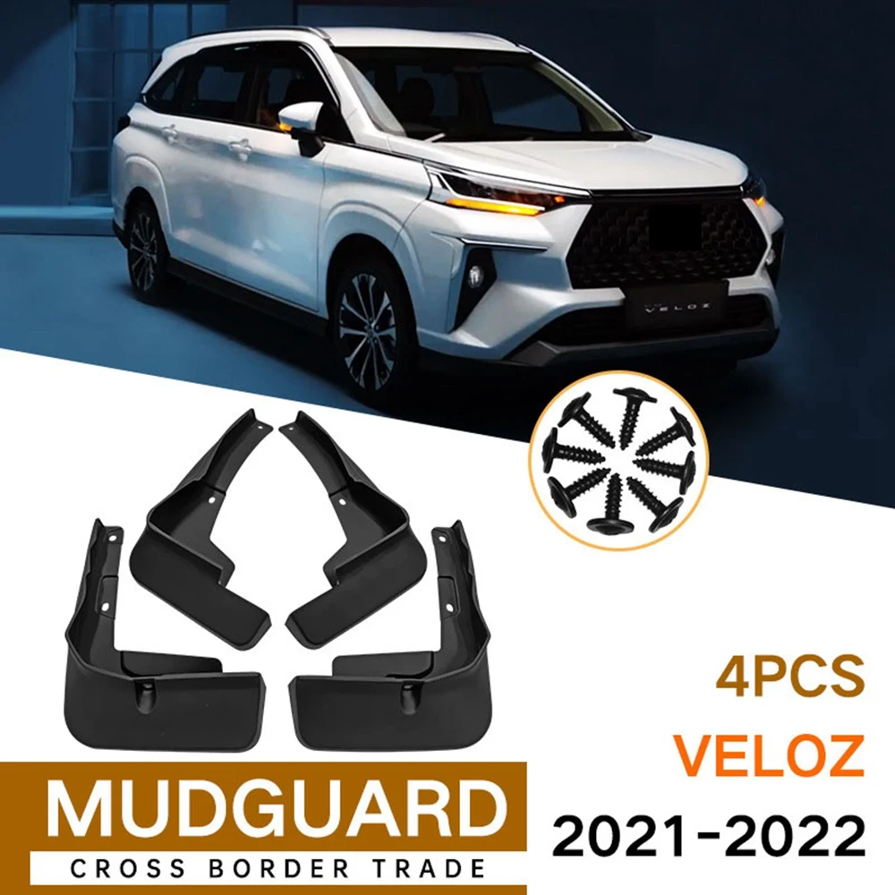 

Car Mudflaps for Toyota Veloz 2021-2022 Mudguard Fender Mud Flap Guard Splash Mudguards Car Accessories
