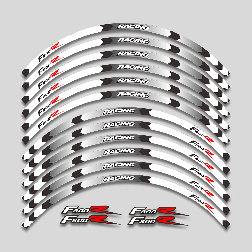 

Наклейки на колеса мотоцикла, водонепроницаемые светоотражающие наклейки в полоску на обод для BMW F800R F 800R f800 r800
