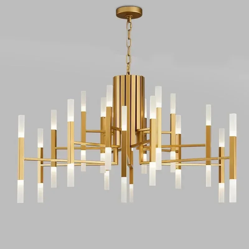 Современные геометрические потолочные люстры минималистичные светодиодные