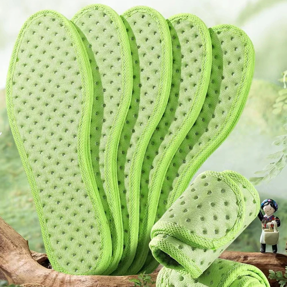 4pcs Soft Memory Cotton Insoles for Shoes Sweat-Absorbing Breathable Deodorant Insole Feet Orthopedic Sponge Shoe Inserts Pads