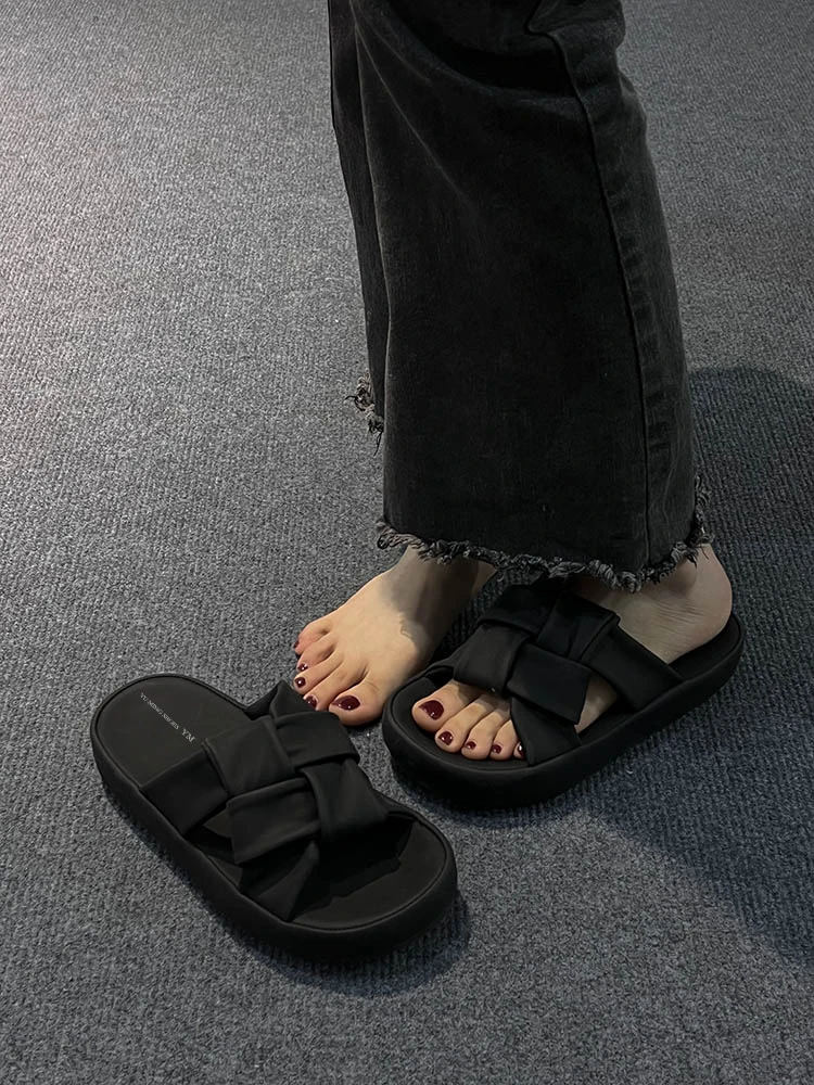 French Style High-Grade Sandals Women's Outdoor Fashion 2023 New Summer Internet Hot Platform Beach