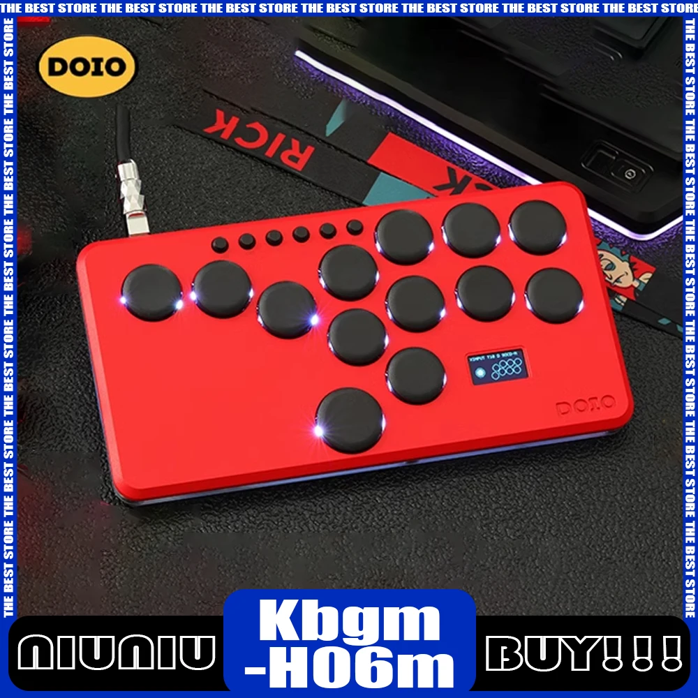 Проводная игровая мини-клавиатура Doio Kbgm-H06m Hitbox из алюминиевого сплава клавиатура