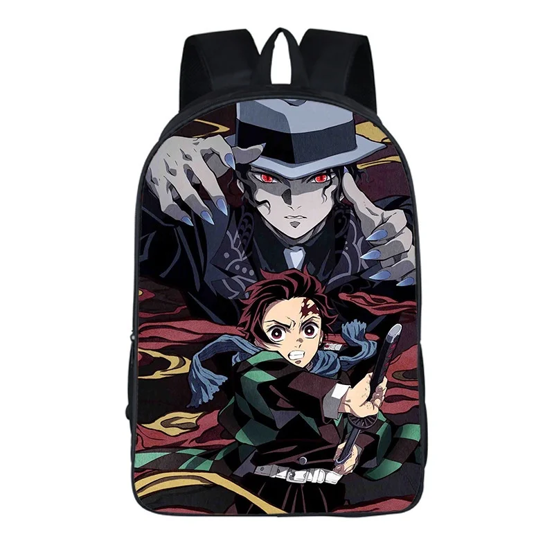 Nezuko Tanjirou Children Cartoon Backpacks New Demon Slayer Girl Boy Primary Middle School Students Fashion Bags Back To School