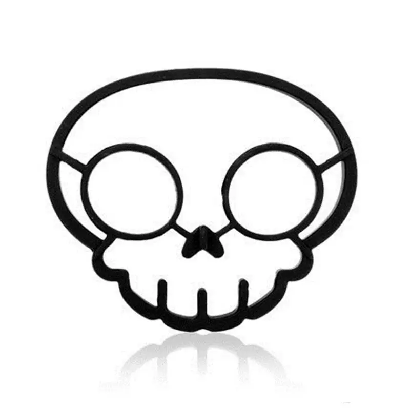 

Silicone Skull Shape Egg Frying Mold DIY Kitchen Baking Mold Creative Kitchen Tools