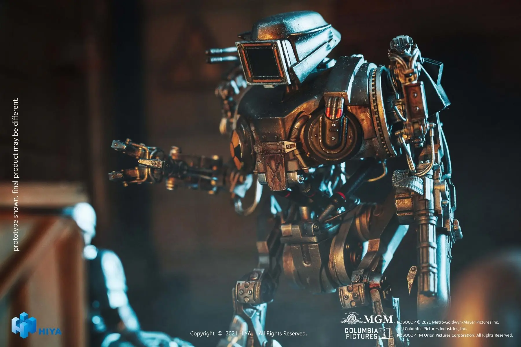 Hiya Toys ROBOCOP 2: боевой повреждённый робокейн 1/18 ПВХ экшн-фигурка коллекционная