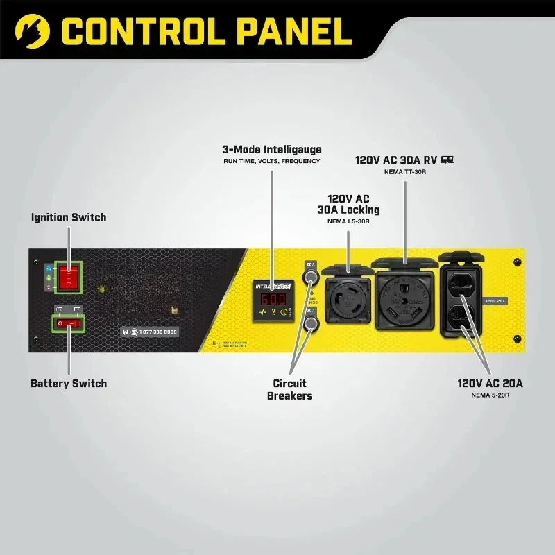 Портативный генератор Champion 4375/3500 Вт