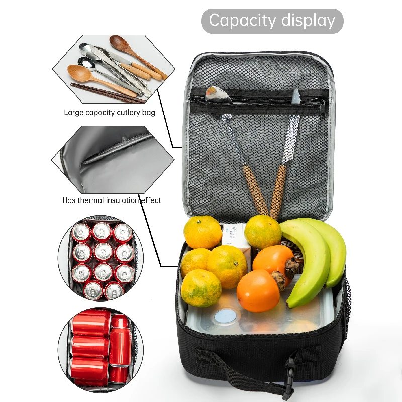 Мультяшный Ланч-бокс для индейки и пикника портативная Изолированная Термосумка