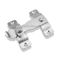 durable 1pcs thicken stainless steel door bolts gate door security anti theft door latches buckles screws