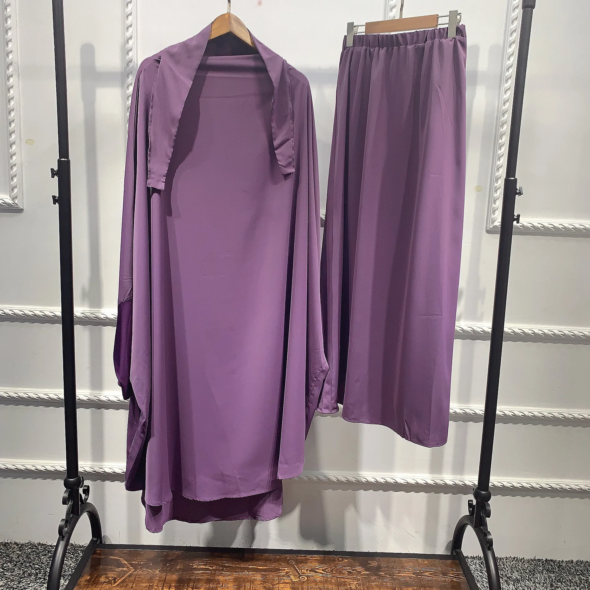 

Eid Hooded Muslim Women Hijab Dress Prayer Garment Jilbab Abaya Long Khimar Full Cover Ramadan Gown Abayas Islamic Clothes Niqab