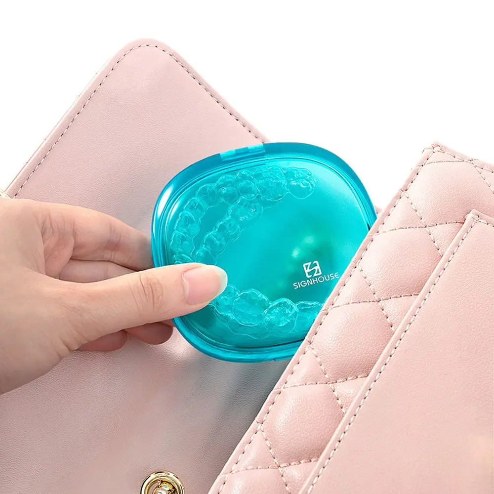 

Чехол с искусственными зубьями на открытом воздухе, невидимые подтяжки, блестящий чехол, ортодонтический зубной фиксатор, коробка