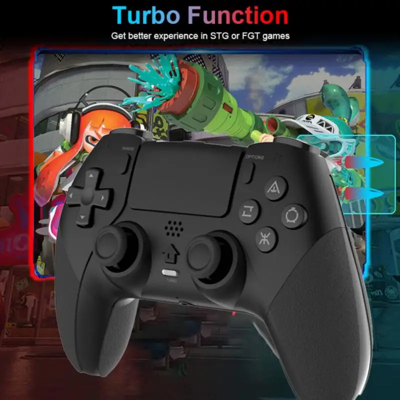 

For PS4/Slim/Pro Wireless Bluetooth-compatible Gamepad With Somatosensory Six-axis Macro Programming Vibration Function