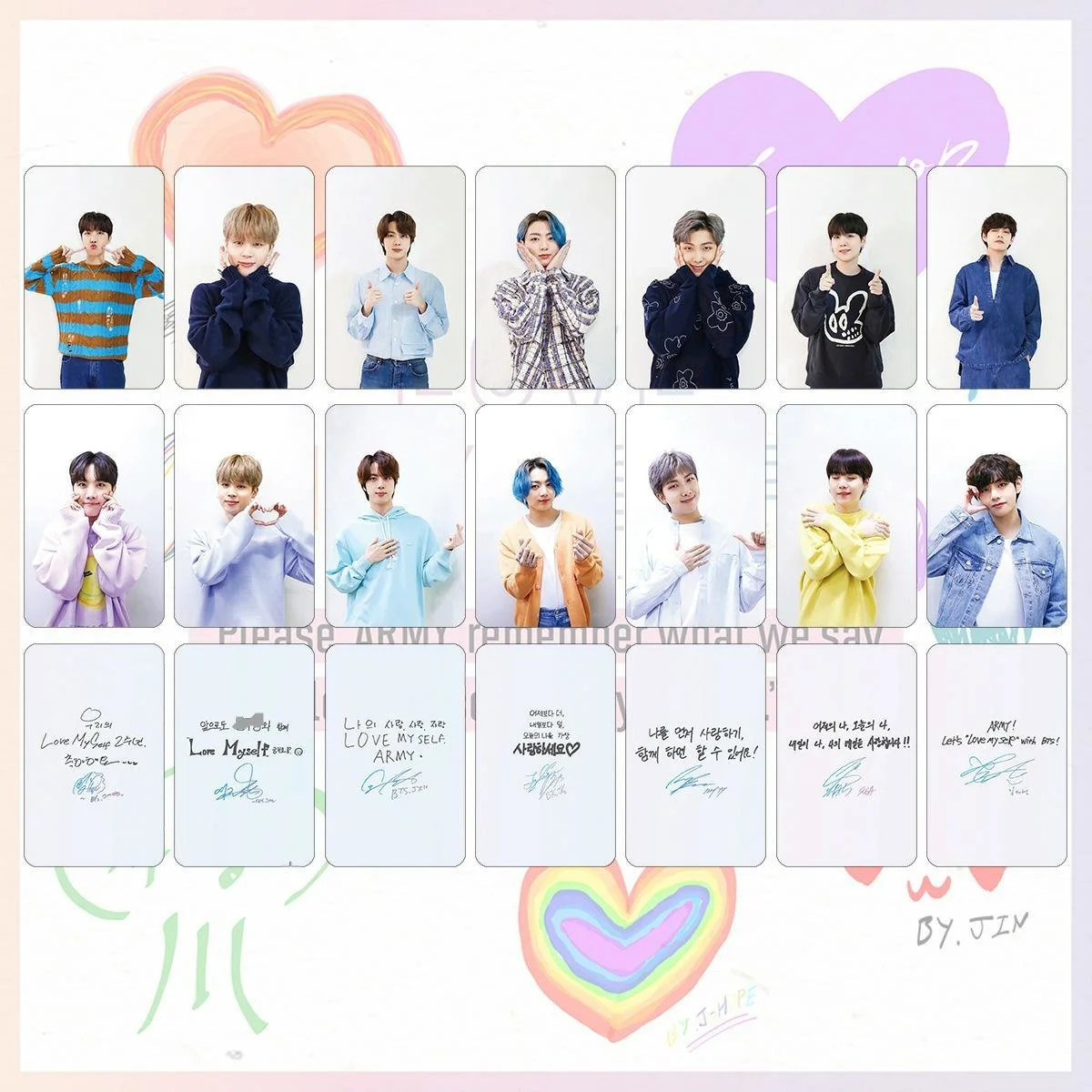 

South Korean groups K-POP boys bangtan love me high quality card photo card lomo card photo gift jimin jin jk sucks cosplay
