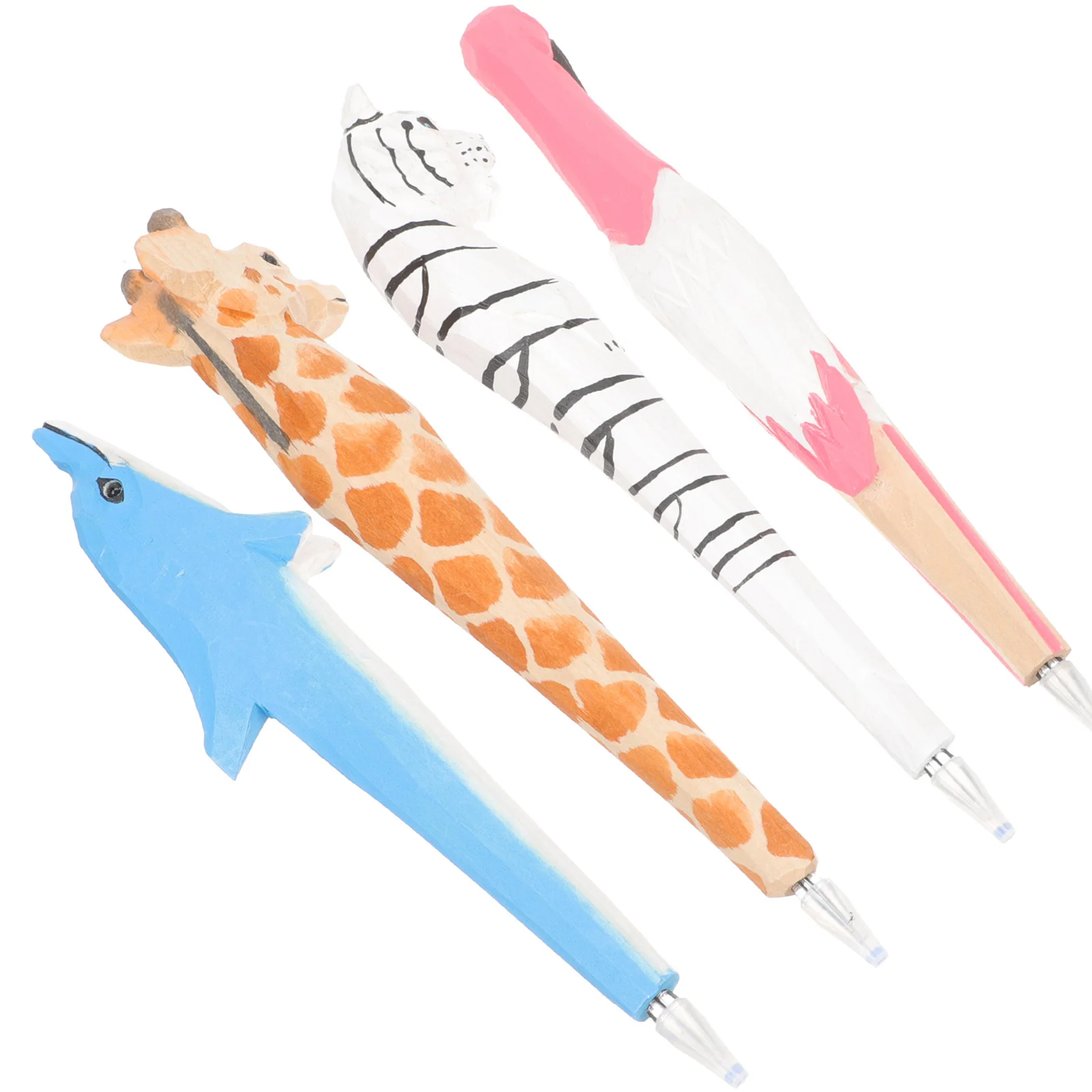 

Pen Pens Animal Party Novelty Creative Martian Ballpoint The Students Wood Writing Office Kids Stationery Fun Marvin Cartoon