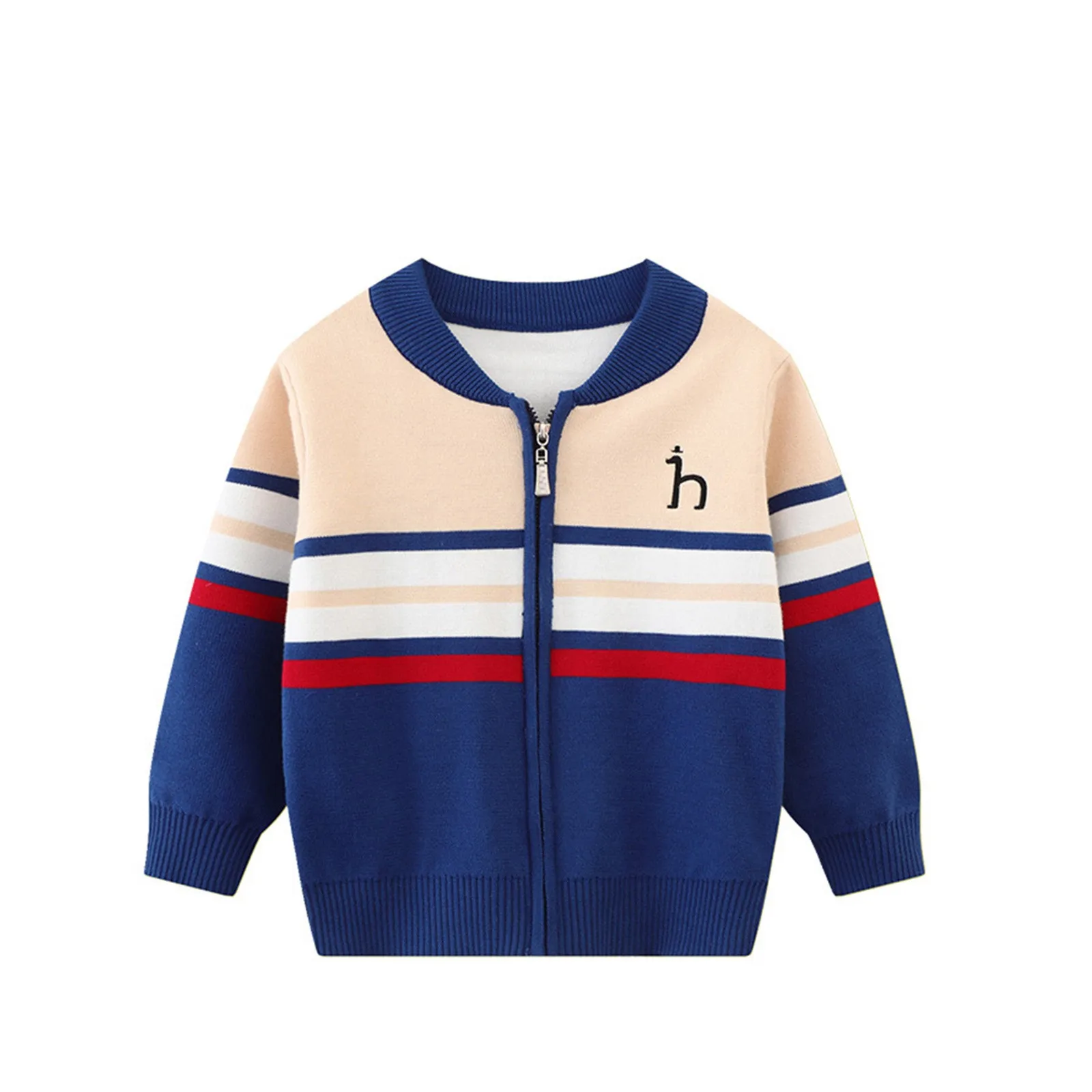 Toddler Boys Full Zip Knit Cardigan Sweater Long Sleeve Outwear Outfit For Kids Children Cots 2 Toddler Boys Full Zip Knit Cardigan Sweater Long Sleeve Outwear Outfit For Kids Children Cots 2