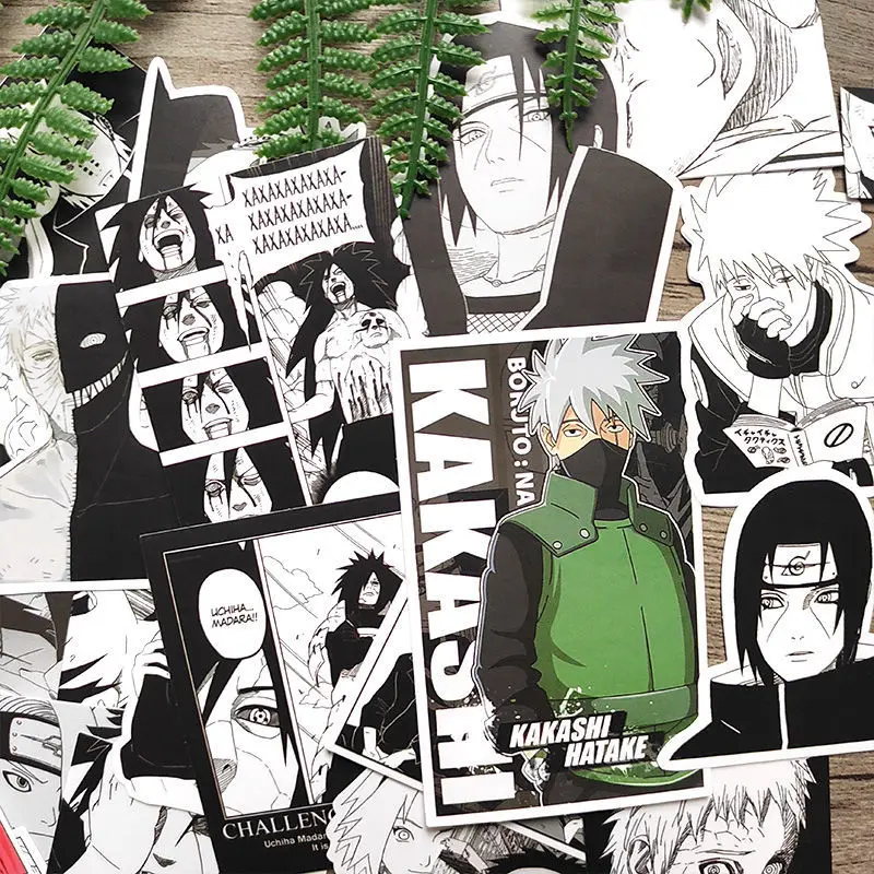 

Аниме стикеры Наруто Какаси Наруто Sasuke ноутбук водяной ноутбук СКЕЙТБОРД гитара Мультяшные наклейки Детские Подарочные игрушки
