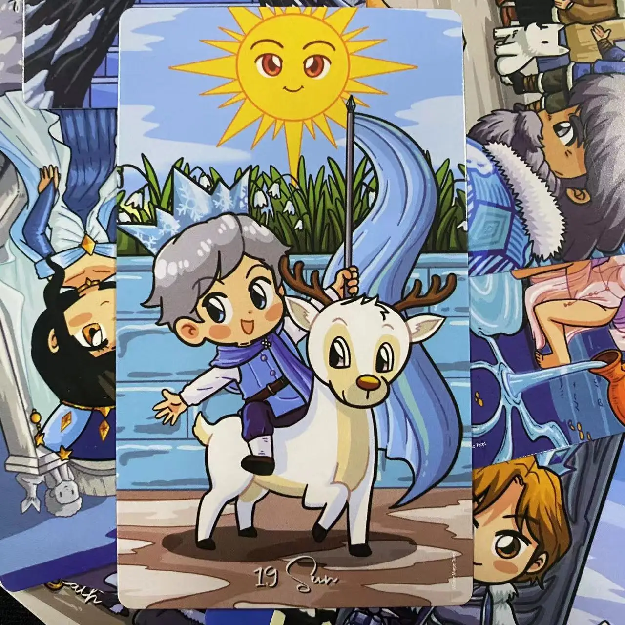 Фото Зимний волшебный Tarot палубная карта Games 12x7 см №2