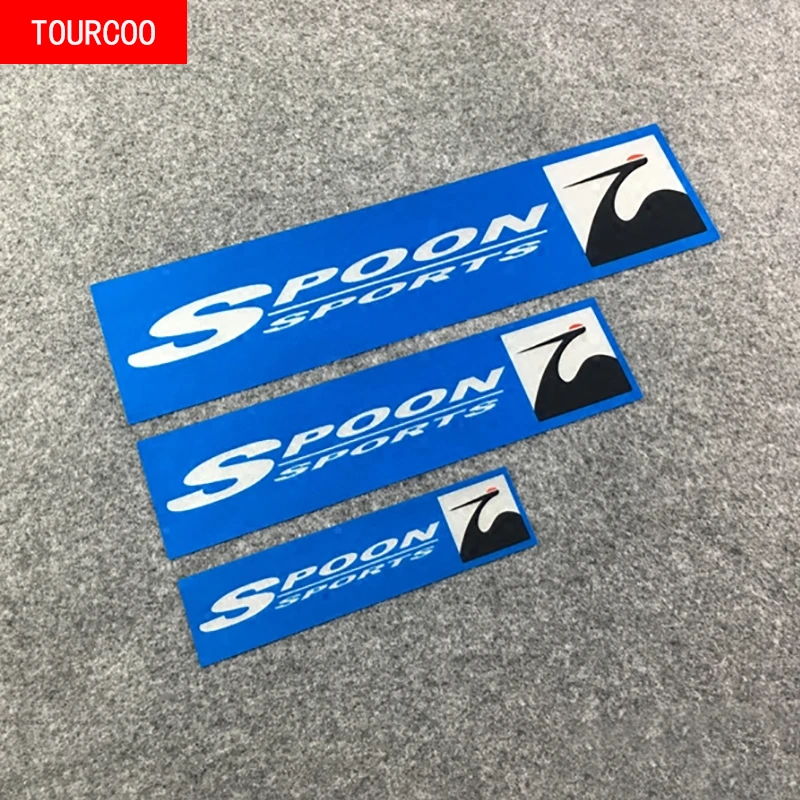 

For Honda SPOON Waterproof Reflective Modification Stickers Modification Accessories