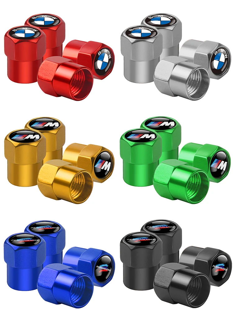 Фото Комплект из 4 колпачков для ниппелей шин (винтовые заглушки) для BMW M, M1, M3, M5, F07, F10, F30, F20, E28, E36, E39, E46, Performance, X1, X2 №4