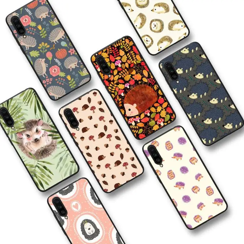 

Kawaii Hedgehog Phone Case for Samsung S20 lite S21 S10 S9 plus for Redmi Note8 9pro for Huawei Y6 cover